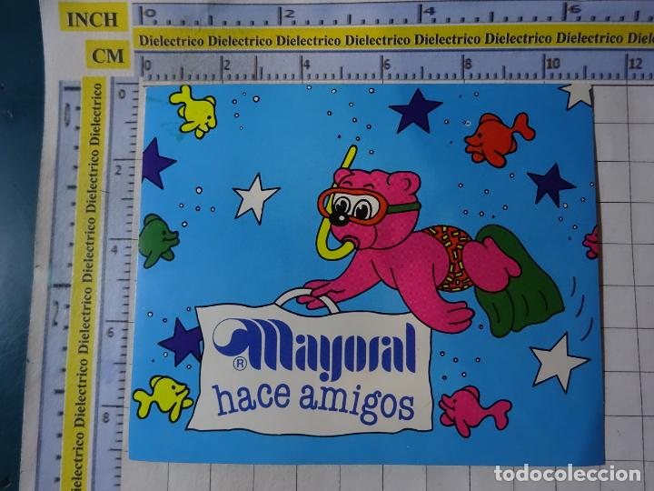 Pegatinas de colecci&oacute;n: PEGATINA DE MARCAS DE ROPAS. MAYORAL OSITO BUCEADOR SUBMARINISTA 136