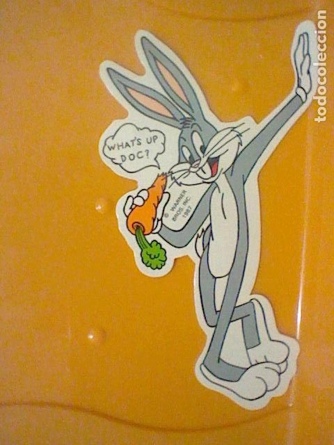 Pegatinas de colecci&oacute;n: BUGS BUNNY CONEJO SUERTE PROMOCIONAL YOGUR DANONE 1987 PEGATINA SIN PEGAR NUNCA 12 CMS ALTO