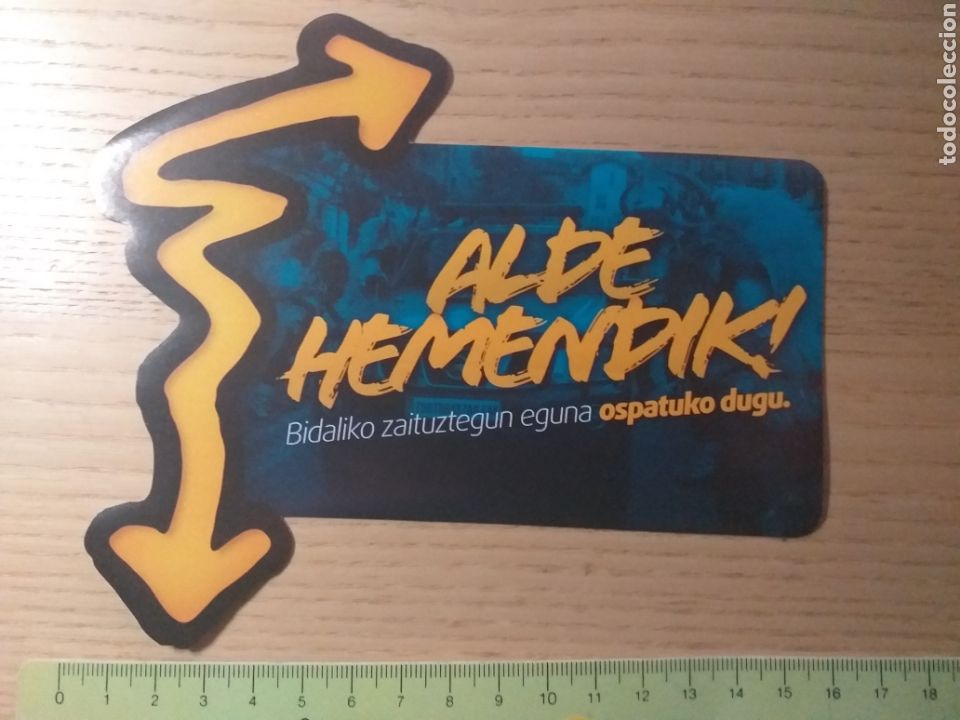 Sammlung von Aufklebern: PEGATINA ALDE HEMENDIK A&Ntilde;OS ACTUALES