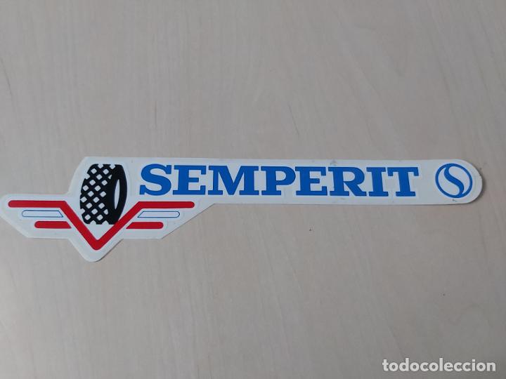 Pegatinas de colecci&oacute;n: PEGATINA MOTOR - SEMPERIT 20 CM - Foto 1