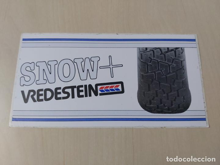 Adesivi di collezione: PEGATINA MOTOR - SNOW + VREDESTEIN 14 CM