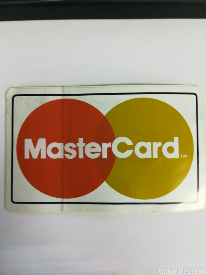 Pegatinas de colecci&oacute;n: Pegatina Mastercard, tama&ntilde;o 152x92mm