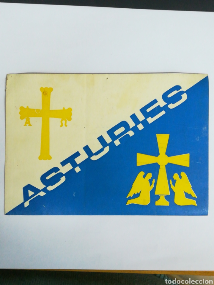Pegatinas de colecci&oacute;n: Pegatina Asturies. A&ntilde;os 80. Tama&ntilde;o 142x100mm