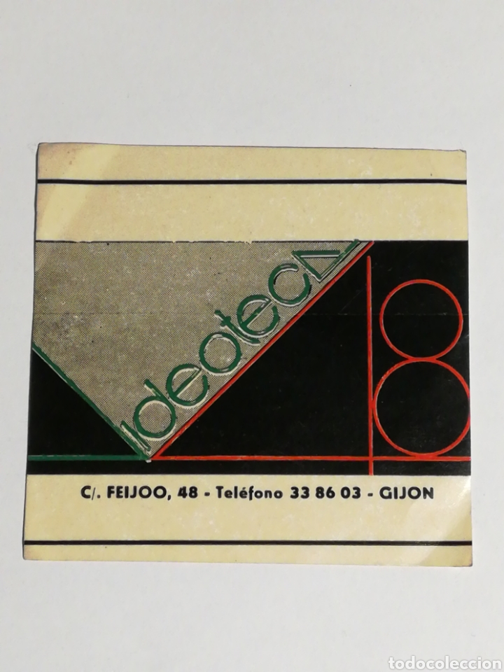 Adesivi di collezione: Pegatina Videoteca 18. Gij&oacute;n. A&ntilde;os 80. Tama&ntilde;o 80x75mm
