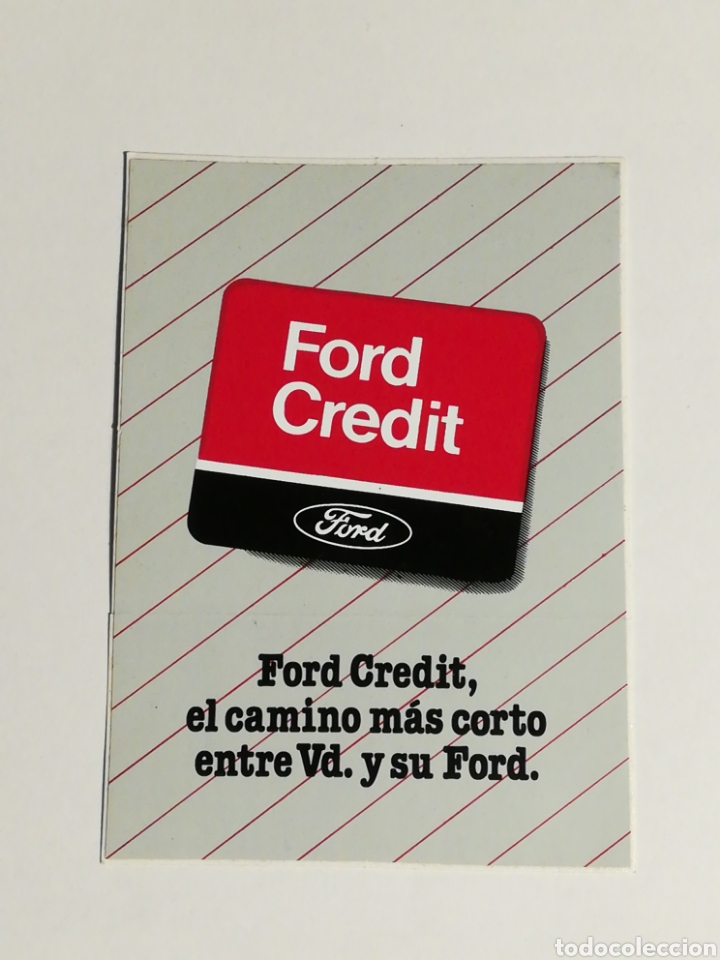 Adesivi di collezione: Pegatina Ford Credit. Tama&ntilde;o 68x95mm