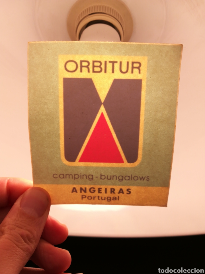 Adesivi di collezione: Pegatina Orbitur camping Portugal. Espejo. 80x95mm