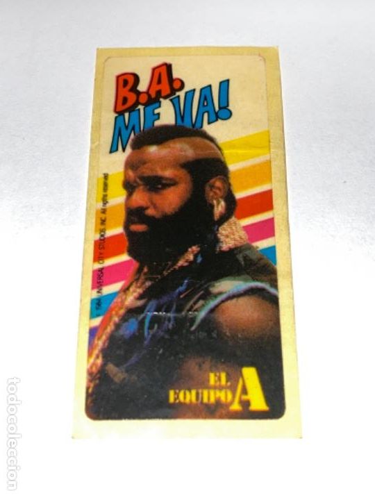 Pegatinas de colecci&oacute;n: ANTIGUA PEGATINA CHICLE EL EQUIPO A B.A. ME VA! MA