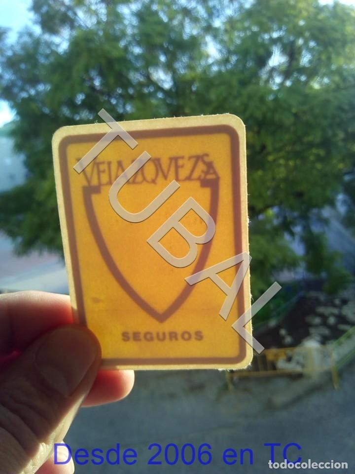 Pegatinas de colecci&oacute;n: TUBAL VELAZQUEZ SEGUROS PEGATINA CRISTAL ADHESIVO CON TRASERA PG1