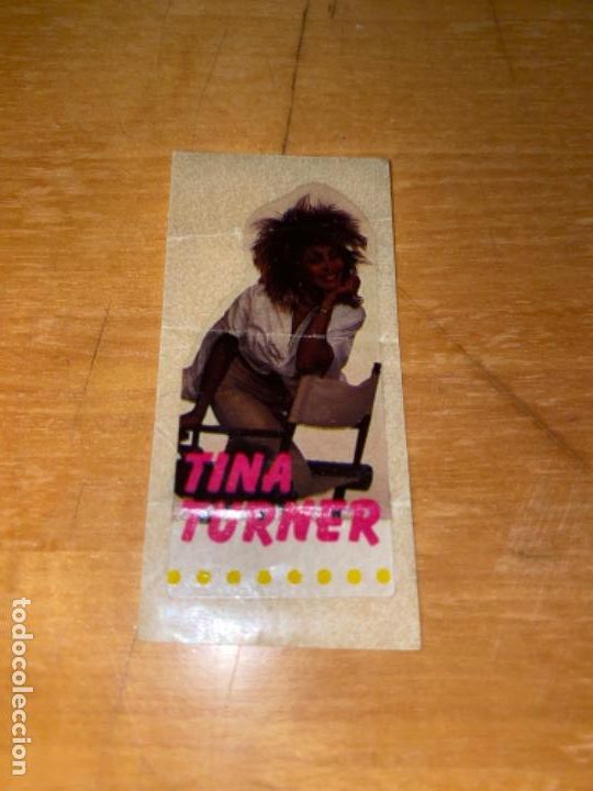 Pegatinas de colecci&oacute;n: ANTIGUO CROMO CHICLE PEGATINA CANTANTE TINA TURNER