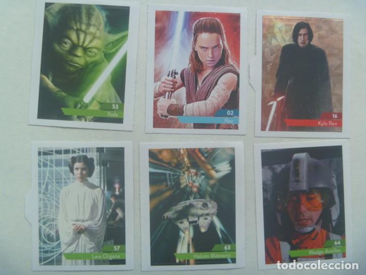 Pegatinas de colecci&oacute;n: LOTE DE 6 PEGATINAS DE STAR WARS, COLECCION EL CORTE INGLES. 2019