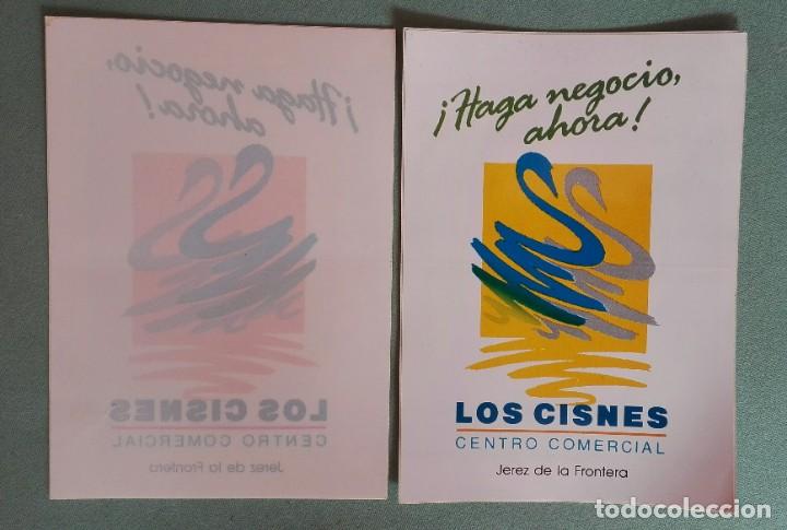 Pegatinas de colecci&oacute;n: 2 pegatinas distintas Jerez centro comercial los cisnes
