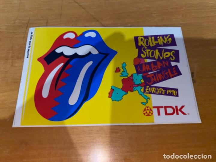 Pegatinas de colecci&oacute;n: ANTIGUA PEGATINA ROLLING STONES URBAN JUNGLE 1990