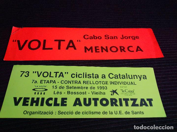 Pegatinas de colecci&oacute;n: PEGATINA ADHESIVO CICLISMO VOLTA CATALUNYA CABO SAN JORGE MENORCA