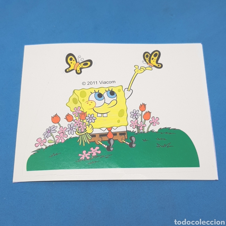 Pegatinas de colecci&oacute;n: (C-28) PEGATINA STICKER - BOB ESPONJA - 2011 VIACOM
