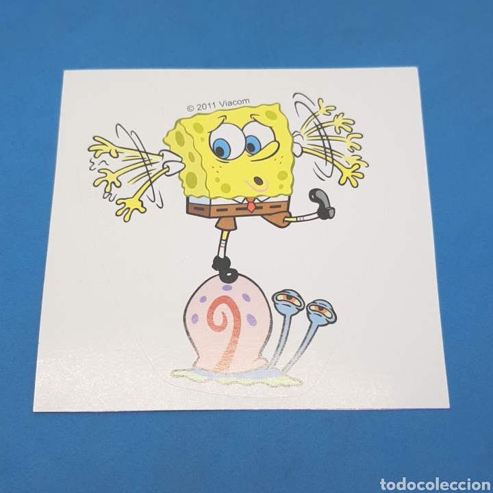 Pegatinas de colecci&oacute;n: (C-28) PEGATINA STICKER - BOB ESPONJA - 2011 VIACOM