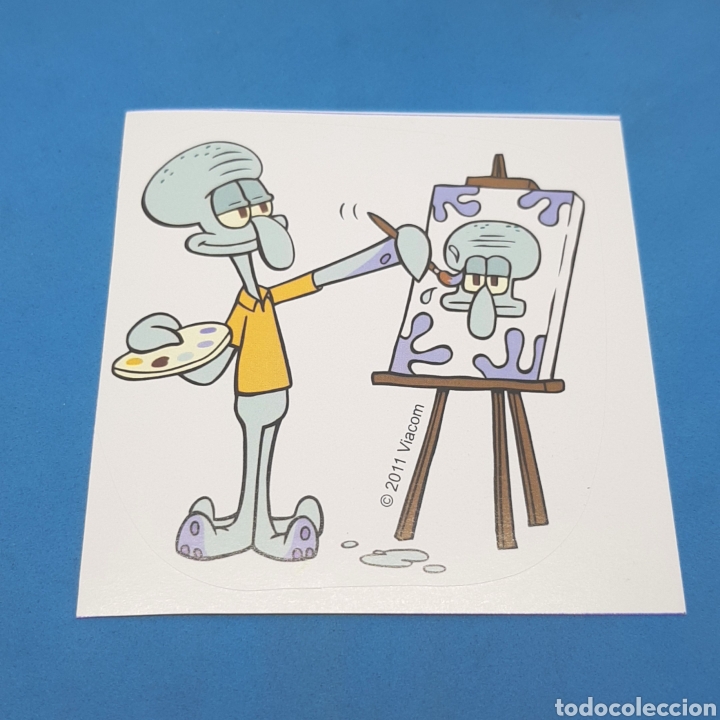 Pegatinas de colecci&oacute;n: (C-28) PEGATINA STICKER - BOB ESPONJA - 2011 VIACOM