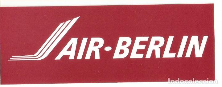 Pegatinas de colecci&oacute;n: PEGATINA AIR BERLIN - Foto 1