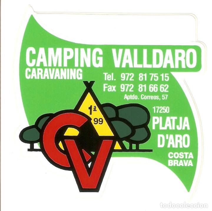 Pegatinas de colecci&oacute;n: PEGATINA CAMPING VALLDARO - Foto 1