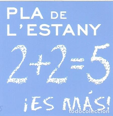 Pegatinas de colecci&oacute;n: PEGATINA PLA DE L'ESTANY