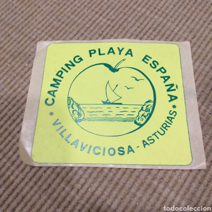 Pegatinas de colecci&oacute;n: Pegatina Camping Playa Espa&ntilde;a
