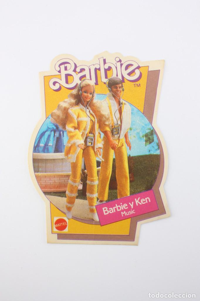 Pegatinas de colecci&oacute;n: Pegatina / cromo / adhesivo Barbie y Ken Music - Mattel Spain, 1986