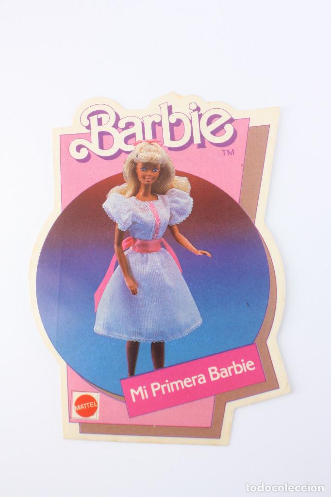 Pegatinas de colecci&oacute;n: Pegatina / cromo / adhesivo Mi primera Barbie / My first - Mattel Spain, 1986
