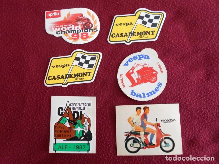 Pegatinas de colecci&oacute;n: pegatinas de motos vespa etc