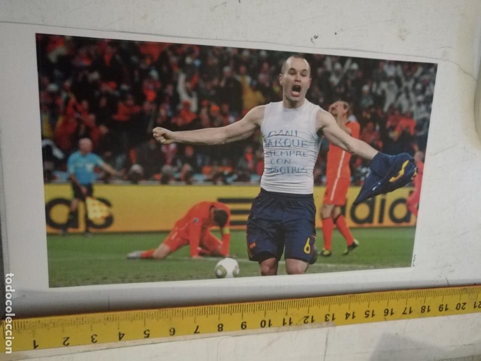 Pegatinas de colecci&oacute;n: PEGATINA CROMO ADHESIVO REF: 579 futbol jugador iniesta seleccion espa&ntilde;ola