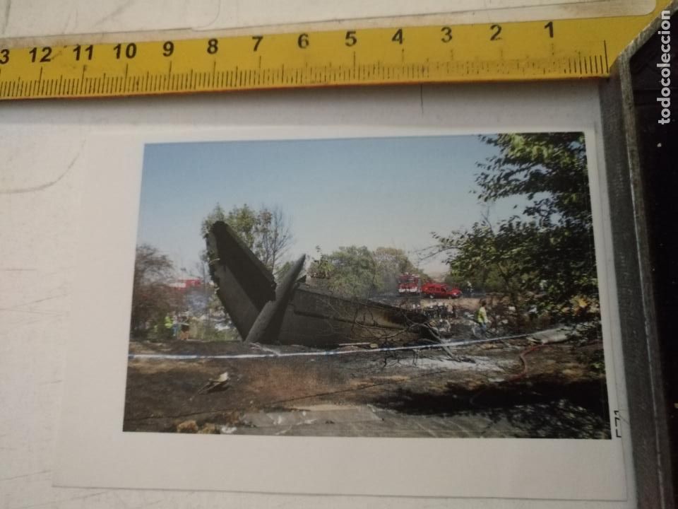 Pegatinas de colecci&oacute;n: PEGATINA CROMO ADHESIVO REF: 571 la catastrofe de spanair 150 muertos accidente avion aeropuerto