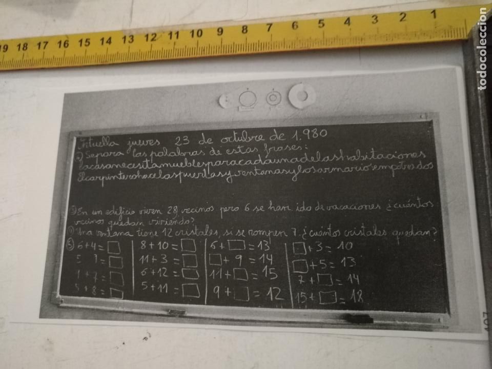 Pegatinas de colecci&oacute;n: PEGATINA CROMO ADHESIVO REF: 407 egb educacion escuela colegio pizarra ejercicios a&ntilde;os 80s