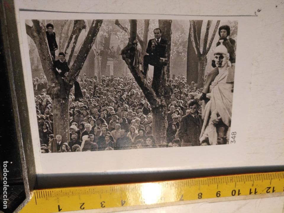 Sammlung von Aufklebern: PEGATINA CROMO ADHESIVO REF: 348 muerte de franco cola a la capilla ardiente palacio de oriente