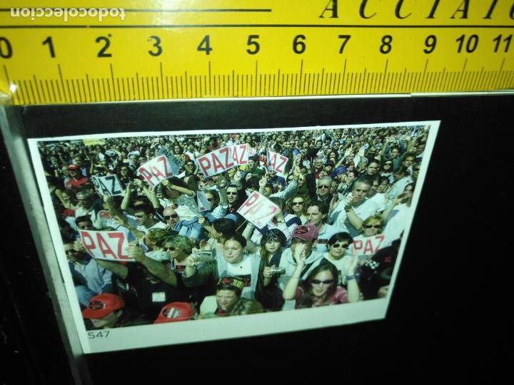 Sammlung von Aufklebern: PEGATINA CROMO ADHESIVO REF:  547 manifestacion por la paz guerra de irak