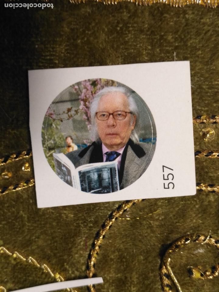 Autocollants de collection: PEGATINA CROMO ADHESIVO redondo troquelado 2,6 cm - literatura periodismo francisco umbral