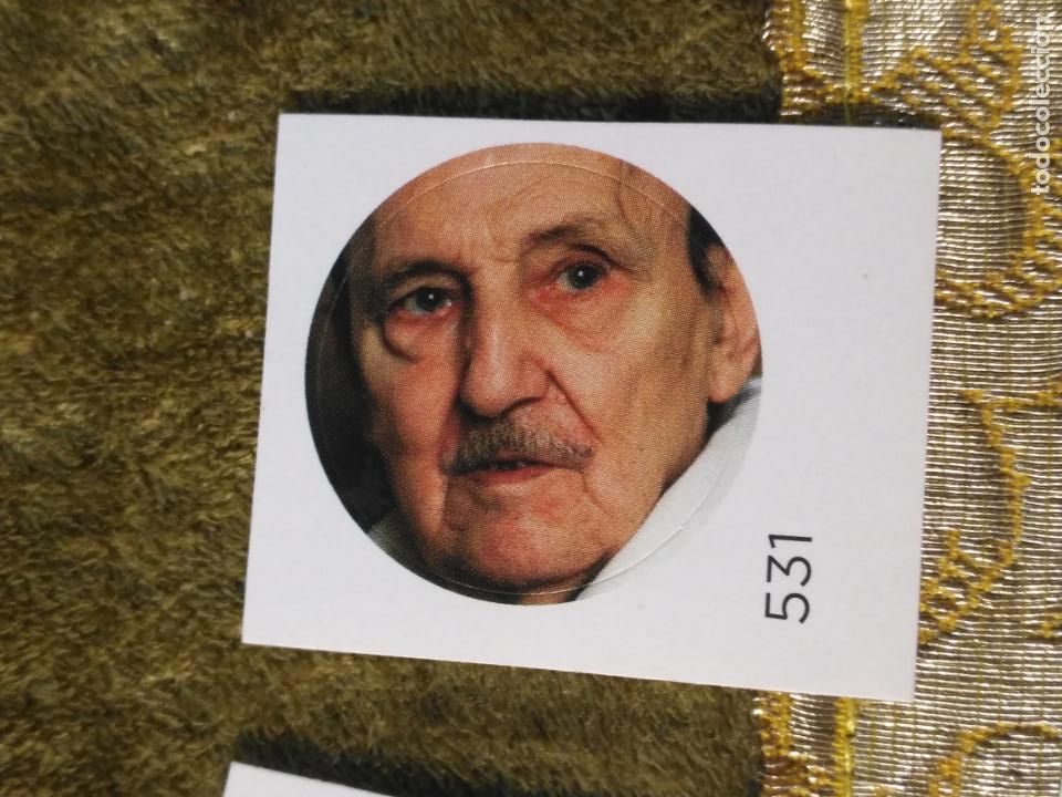 Autocollants de collection: PEGATINA CROMO ADHESIVO redondo troquelado 2,6 cm - dramaturgo antonio buero vallejo