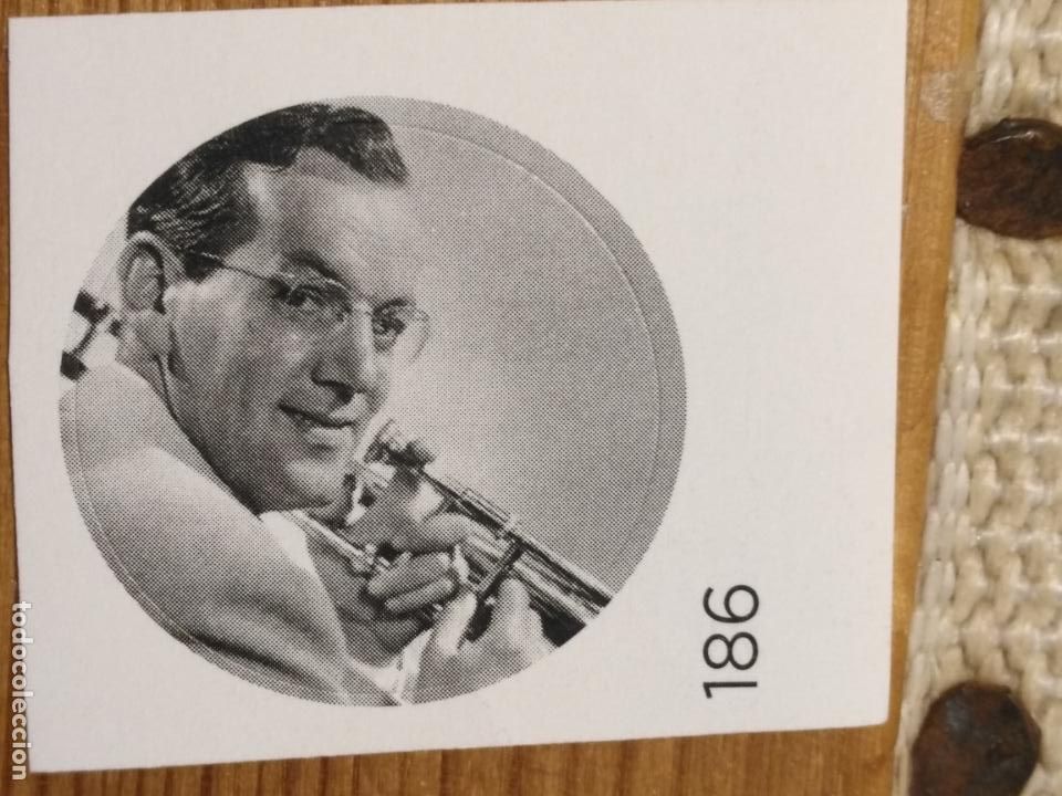 Sammlung von Aufklebern: PEGATINA CROMO ADHESIVO redondo troquelado 2,6 cm - musico glenn miller