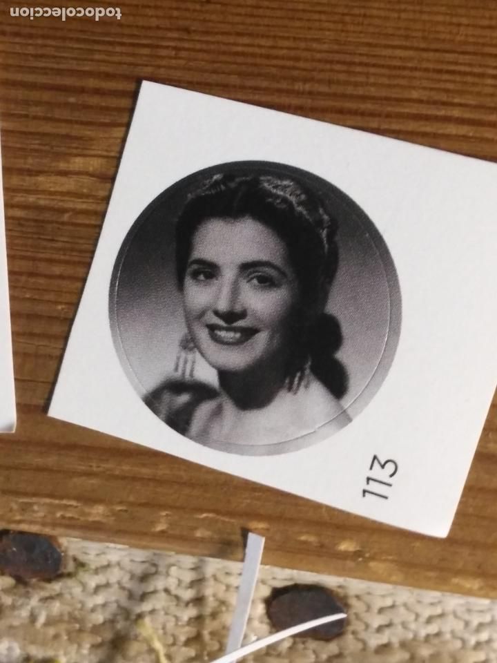 Pegatinas de colecci&oacute;n: PEGATINA CROMO ADHESIVO redondo troquelado 2,6 cm - cine musica copla juanita reina