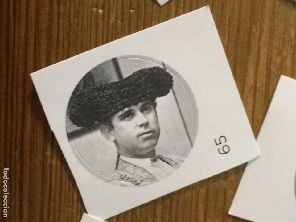 Sammlung von Aufklebern: PEGATINA CROMO ADHESIVO redondo troquelado 2,6 cm - torero diestro sevillano belmonte