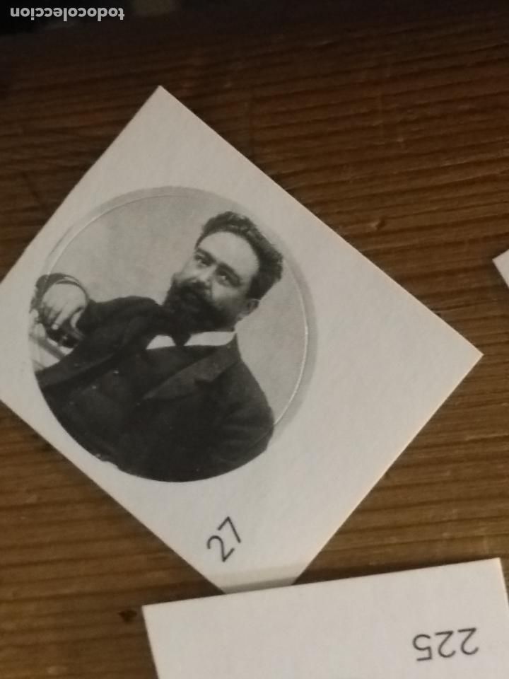 Autocollants de collection: PEGATINA CROMO ADHESIVO redondo troquelado 2,6 cm - pianista y compositor isaac albeniz