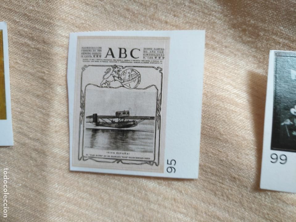 Adesivi di collezione: PEGATINA CROMO ADHESIVO troquelado 3,8 x 2,6 cm - avion planeadora viva espa&ntilde;a