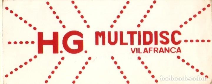 Pegatinas de colecci&oacute;n: PEGATINA H.G. MULTIDISC - VILAFRANCA