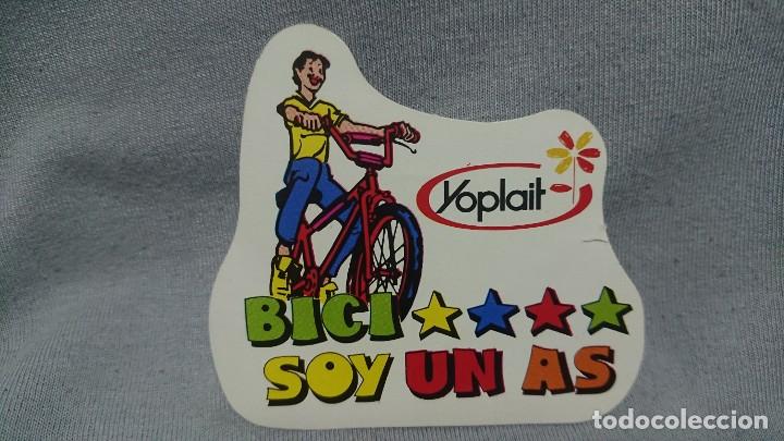 Pegatinas de colecci&oacute;n: PEGATINA ADHESIVA CROMO BICIYOPLAIT PROMOCIONAL DE YOPLAIT
