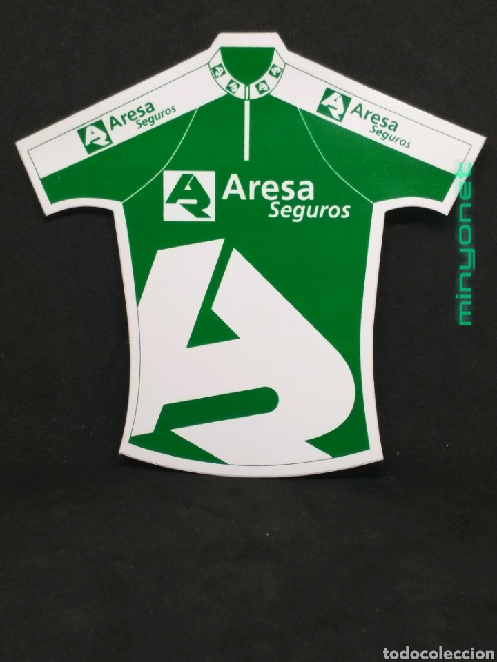 Pegatinas de colecci&oacute;n: Pegatina Aresa Seguros - Ciclismo