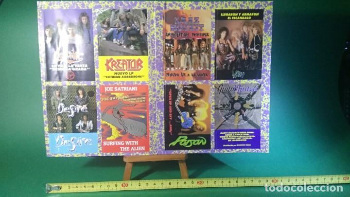 Pegatinas de colecci&oacute;n: LOTE 8 PEGATINAS HEAVY - Foto 1