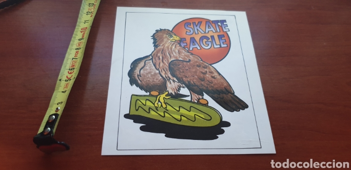 Pegatinas de colecci&oacute;n: ESTAMOS LIQUIDANDO. Gran pegatina skate eagle - Foto 1