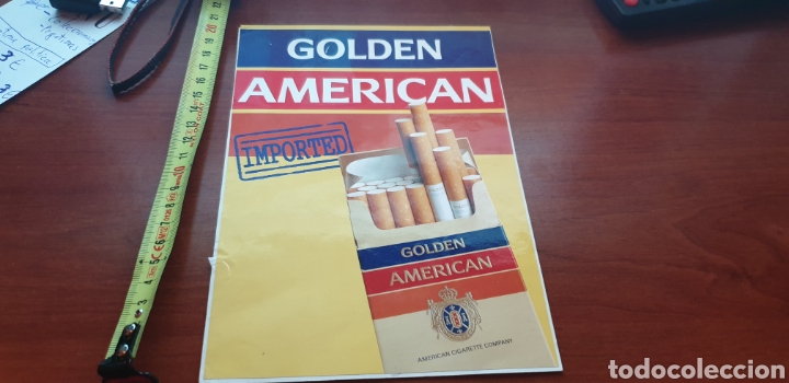 Sammlung von Aufklebern: ESTAMOS LIQUIDANDO. Gran pegatina golden american tabaco