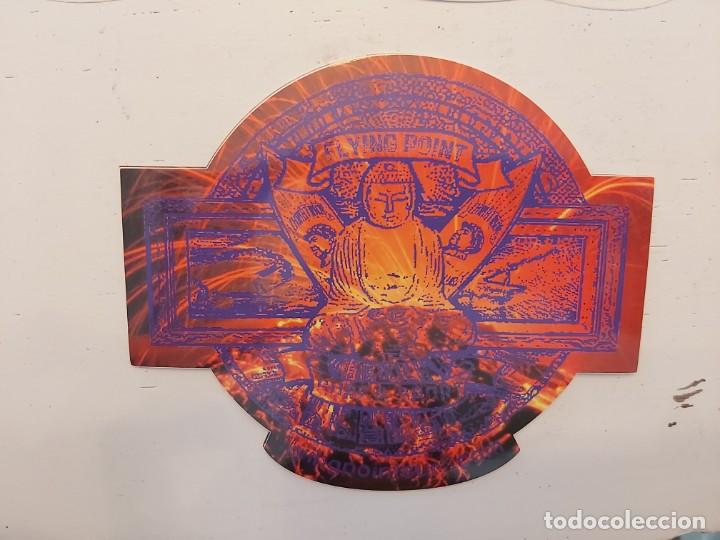 Pegatinas de colecci&oacute;n: Pegatina de Surf Flying Point en morados. Nueva York, Los Hampton.