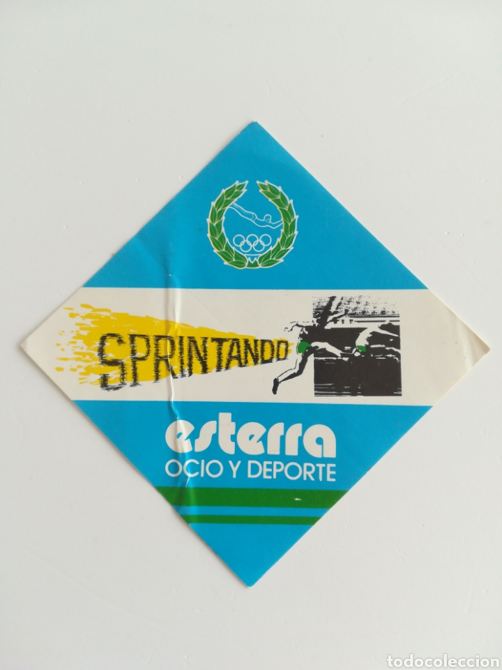 Adesivi di collezione: Pegatina Esterra ocio y deporte. Tama&ntilde;o 90x90mm