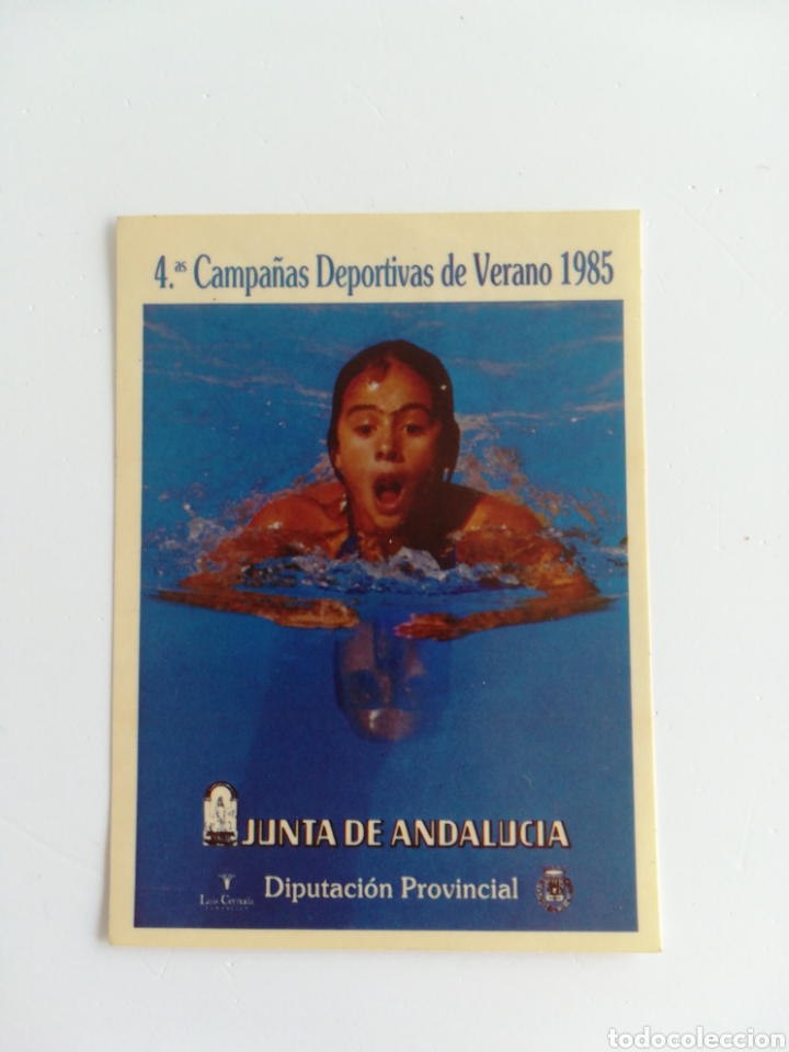 Adesivi di collezione: Pegatina Campa&ntilde;as Deportivas de Verano 1985. Junta de Andaluc&iacute;a. Tama&ntilde;o 78x105mm