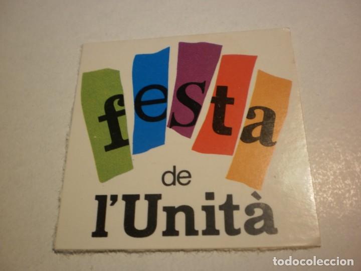 Autocolantes de cole&ccedil;&atilde;o: pegatina, pegatinas, adhesivo, adhesivos partido comunista italiano (PCI) a&ntilde;os 80