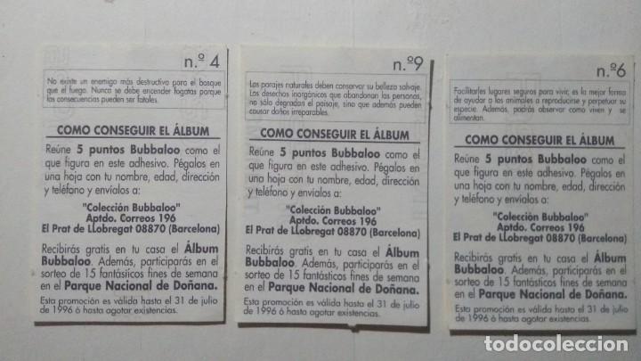 Pegatinas de colecci&oacute;n: 3 PEGATINAS chicle BUBBALOO N&ordm; 4-6-9 - Foto 2